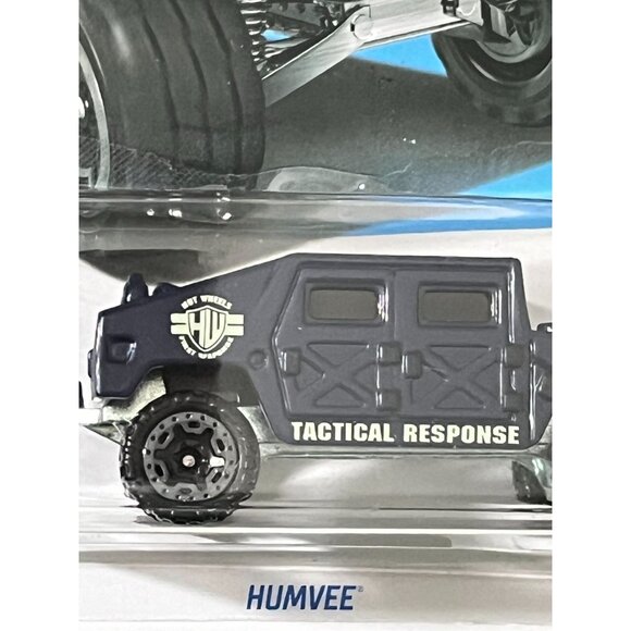 Hot Wheels Humvee Blue Truck HW First Response 2024 Mainline 33/250 Diecast - Picture 6 of 9